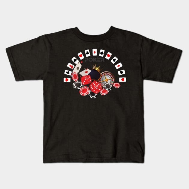 Poker Kids T-Shirt by Clothes._.trends